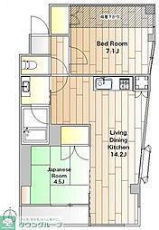 シトラスカン 2LDKの間取図画像