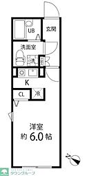 Brancheメグロ ワンルームの間取図画像