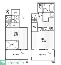 GRANDUO用賀5 1LDKの間取図画像