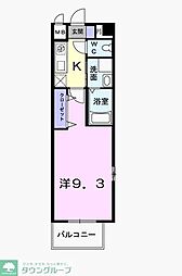 アロヒラウレ・アハレ 1Kの間取図画像