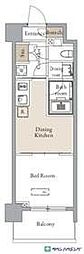 グランカーサ四谷 1DKの間取図画像