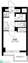 スカイコート新宿弐番館 1Kの間取図画像