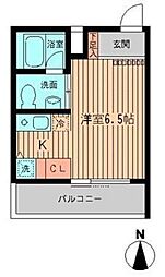 NERV 1Kの間取図画像