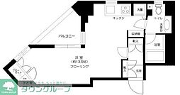 ヴィア・シテラ・新宿 ワンルームの間取図画像