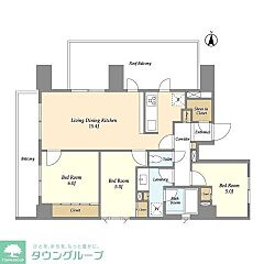 物件の間取り