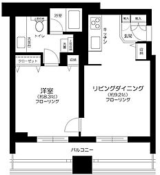 レグノ・セレーノ 1LDKの間取図画像