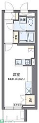 アルバーロ原宿 ワンルームの間取図画像
