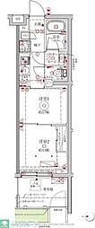 クレイシアIDZ中野野方 2Kの間取図画像