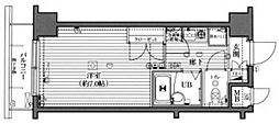ガラ・ステージ西新宿 1Kの間取図画像
