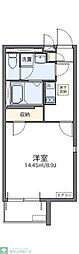 レオネクストフォレスタ 1Kの間取図画像