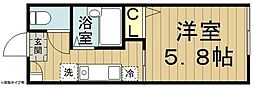 HARMONY 1Kの間取図画像
