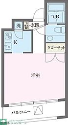 PARKFRONT西新宿 ワンルームの間取図画像