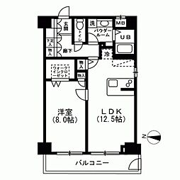 コンフォートレジデンス 1LDKの間取図画像