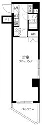 クロムハイツ 1Kの間取図画像
