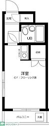 リバティーヒルズ中野 ワンルームの間取図画像