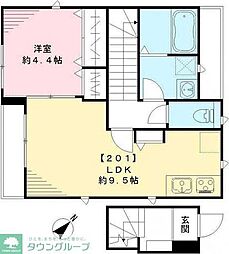YOURMAISON代々木 1LDKの間取図画像