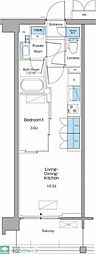 新宿区高田馬場3丁目マンション 1LDKの間取図画像