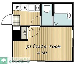 NakanoCentralResidence 1Kの間取図画像