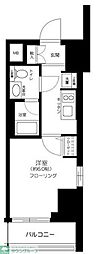 ガリシア代々木 1Kの間取図画像