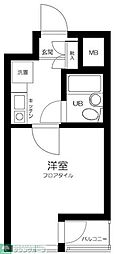 日興パレス西荻窪PART2 1Kの間取図画像