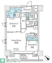 Urban Breeze 巣鴨 2LDKの間取図画像
