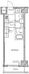 ラフィスタ中板橋 1Kの間取図画像