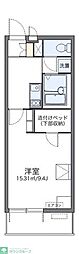 レオパレスソレーユ 1Kの間取図画像