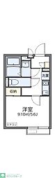 レオネクスト藤仁西川口 1Kの間取図画像