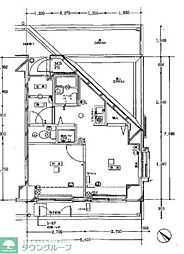 ブリス板橋 1DKの間取図画像