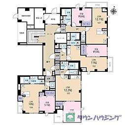 ハピネスミノリ 1LDKの間取図画像
