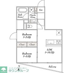 物件の間取り
