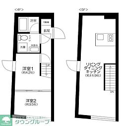 trias321 2LDKの間取図画像