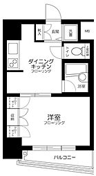 シーアイマンション池袋西 1DKの間取図画像