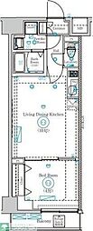 Mind Shimurasakaue 1LDKの間取図画像