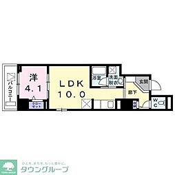 ケヤキグランデ1 1LDKの間取図画像