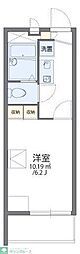 レオパレスエアフォルク 1Kの間取図画像