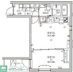 物件の間取り