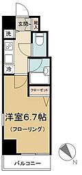 ステージファースト巣鴨 1Kの間取図画像