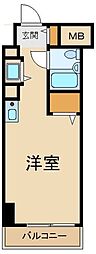 シティ東十条 ワンルームの間取図画像
