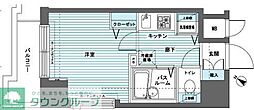 トーシンフェニックス日本橋蛎殻町弐番館 1Kの間取図画像