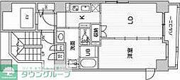 サンライズ浅草田原町 1LDKの間取図画像