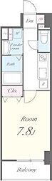 T'SSTAGE 1LDKの間取図画像