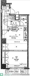 スパシエトラッド両国 1LDKの間取図画像
