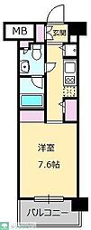 ニューシティアパートメンツ亀戸 1Kの間取図画像