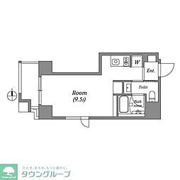 ASTILE秋葉原 ワンルームの間取図画像