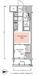 Urbanex秋葉原EAST3 1DKの間取図画像