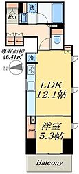 アトラス秋葉原カルモード 1LDKの間取図画像