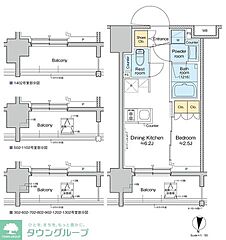 物件の間取り