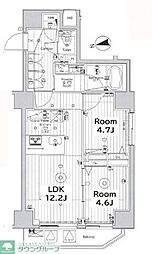 メイクス上野 2LDKの間取図画像