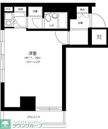東建シティハイツ上野 1Kの間取図画像